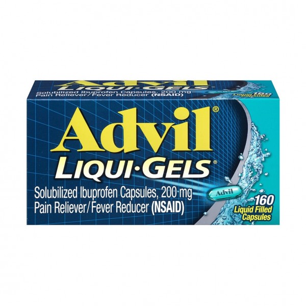 Advil Liqui-gels 200mg 160 Capsulas