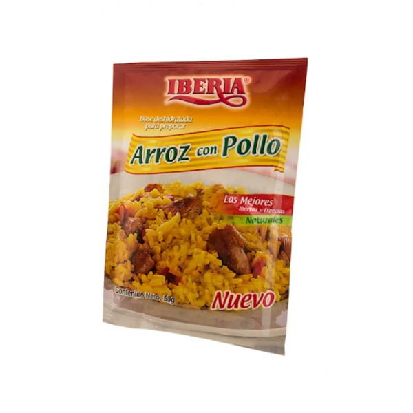 Base Para Arroz Con Pollo Iberia (1 X 3 X 8 X 50 g)