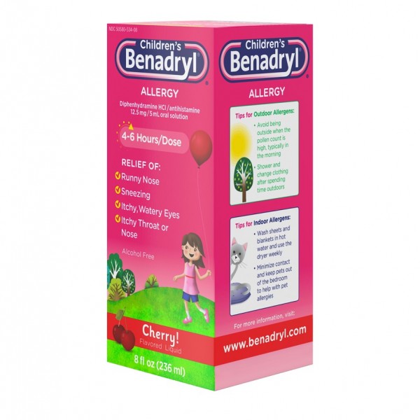 Benadryl Children Allergy Cherry 236ml