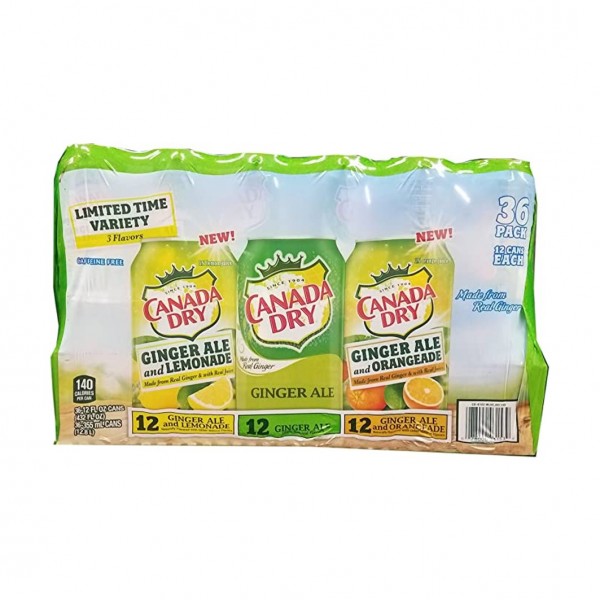 Canada Dry Variety Pack 355ml 36 Unid