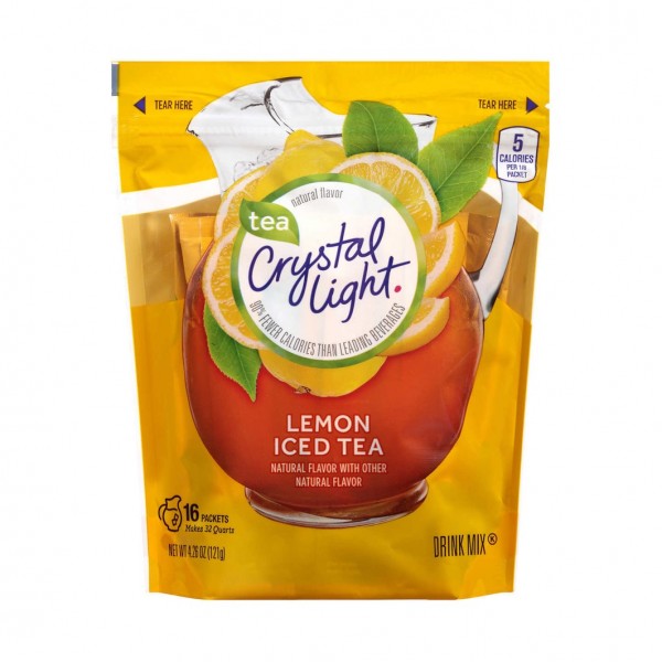 Crytal Light Lemon Iced Tea Powdered Drink Mix 3,8oz 16pk