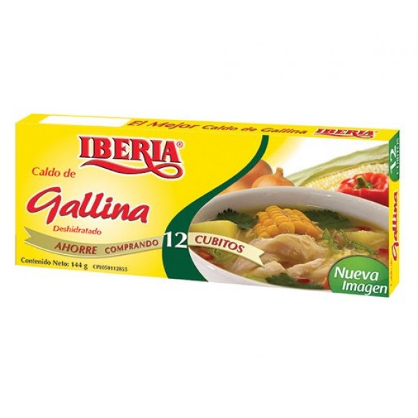Cubito De Gallina Iberia (1 X 20 X 12 X 144 g)