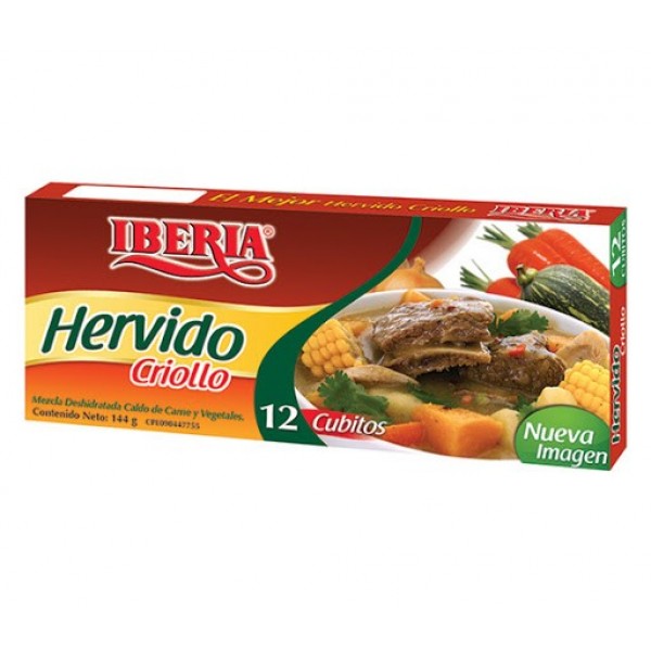 Cubito De Hervido Criollo Iberia (1 X 20 X 12 X 144 g)