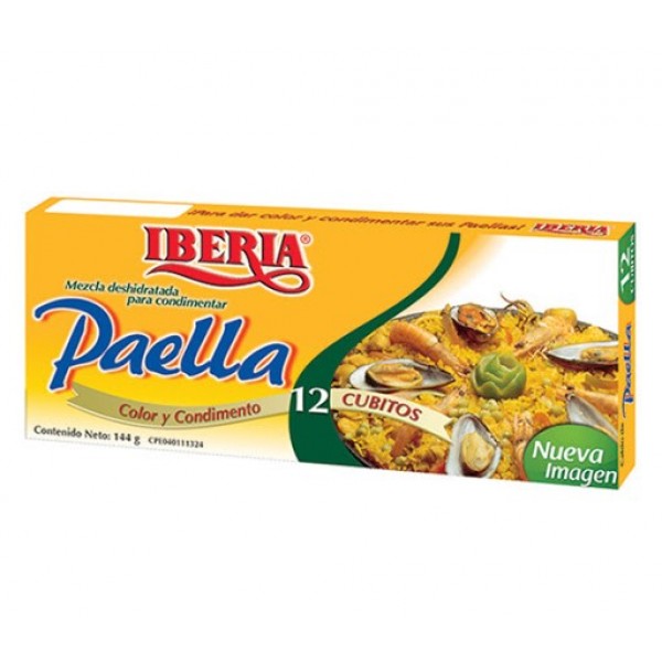 Cubito Para Paella Iberia (1 X 20 X 12 X 144 g)