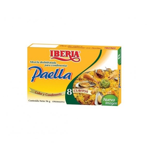 Cubito Para Paella Iberia (1 X 30 X 8 X 96 g)