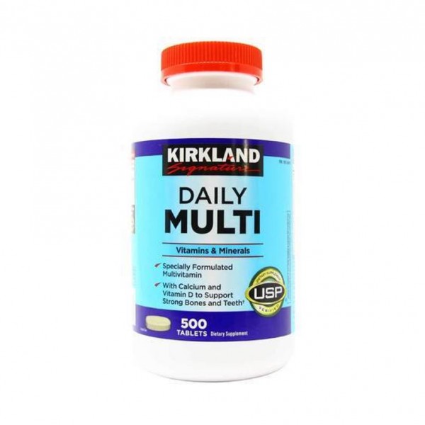 Daily Multi Vitaminins & Minerals 500 Tabletas