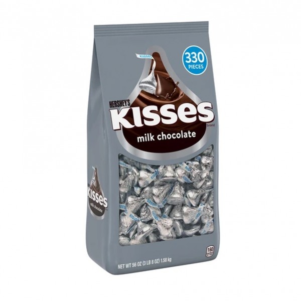 Hershey's Kisses Milk Chocolate 330 Pieces