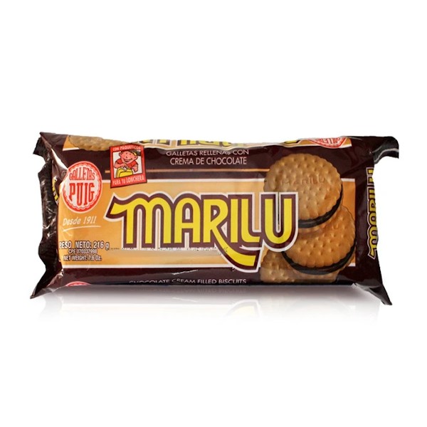 Marilu chocolate tubular (1 X 24 X 216 GR)