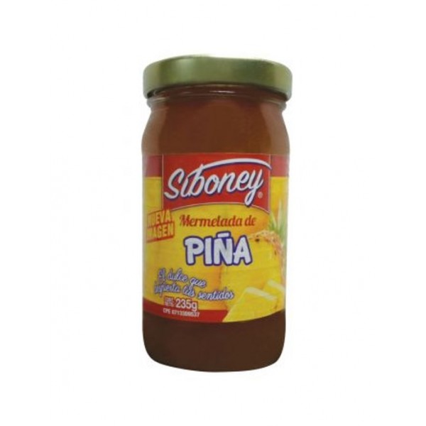 Piña mermeladas dulces siboney (1 X 12 X 235 g)