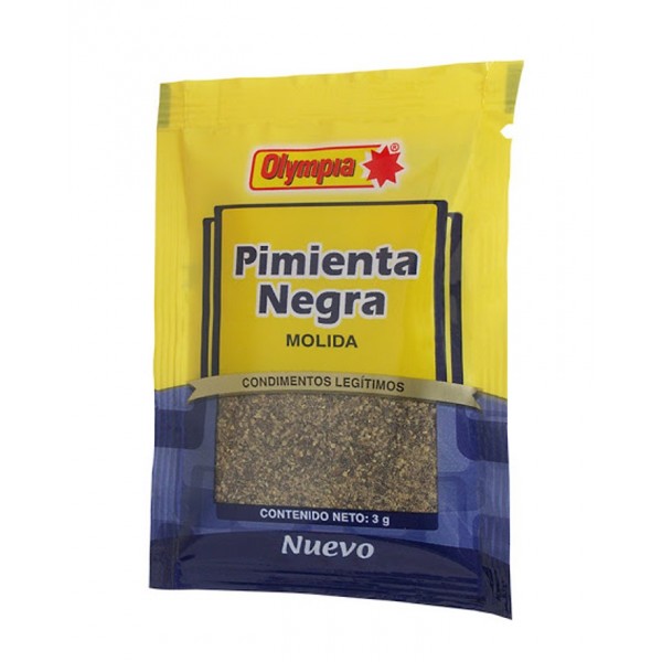 Pimienta Negra Molida Iberia (1 X 6 X 24 X 3 g)