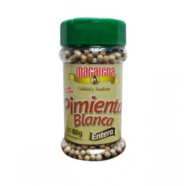 Pimienta blanca esp enteras macarena (1 X 12 X 60 g)