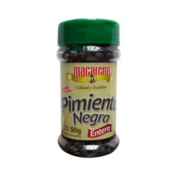 Pimienta negra esp enteras macarena (1 X 12 X 50 g)