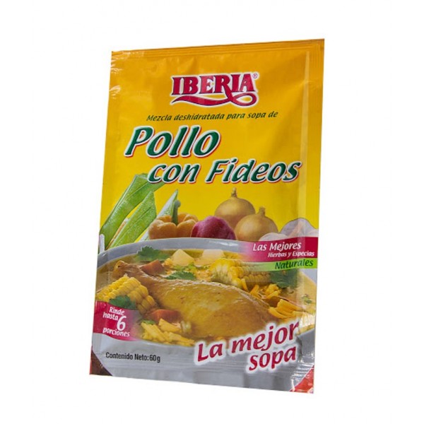 Sopa De Pollo Con Fideos Iberia (1 X 6 X 12 X 60 g)