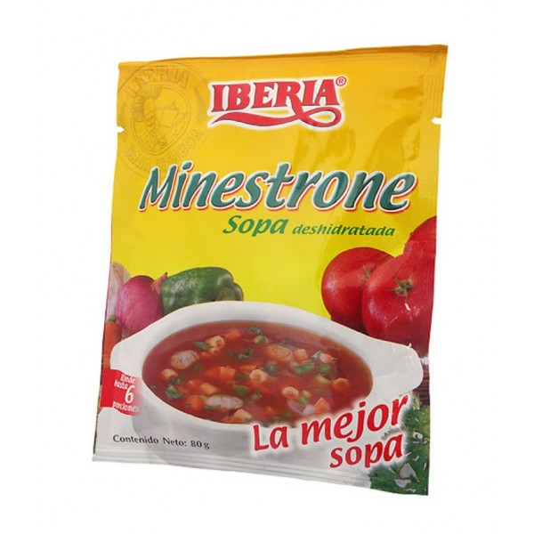Sopa Minestrone Iberia (1 X 6 X 8 X 80 g)