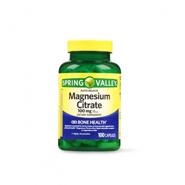 Spring Valley Magnesiun Citrate 100 Capsula