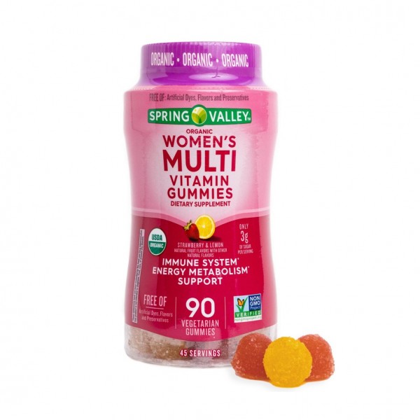 Spring Valley Organic Women´s Multivitamin 90 Gummies
