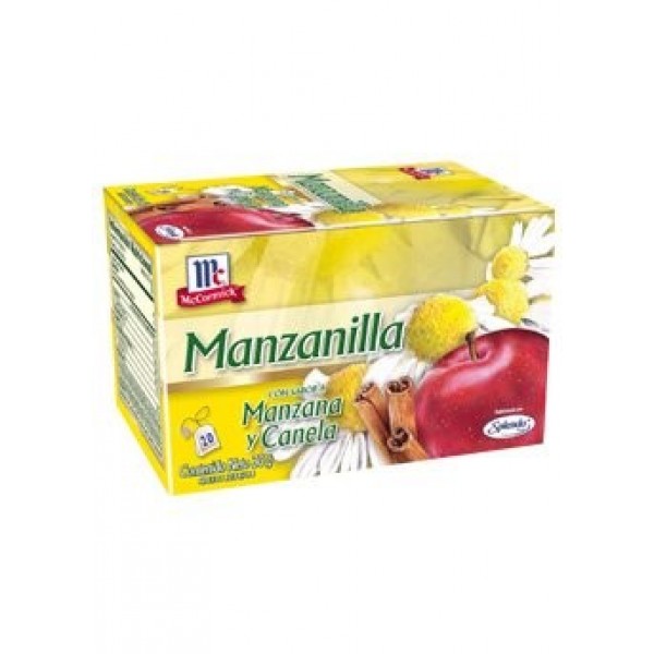 Té de Manzanilla, Manzana y Canela McCormick (12caj. - 20Bols.)