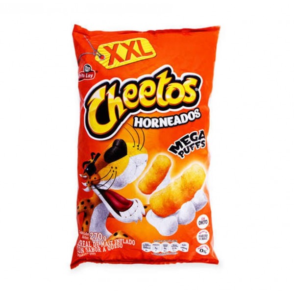 Cheetos mega puffs xxl 270gr (8 unidades grande)