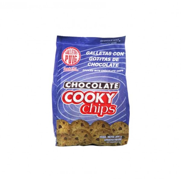Chocolate cooky chips bolsa (1 X 20 X 200 GR)