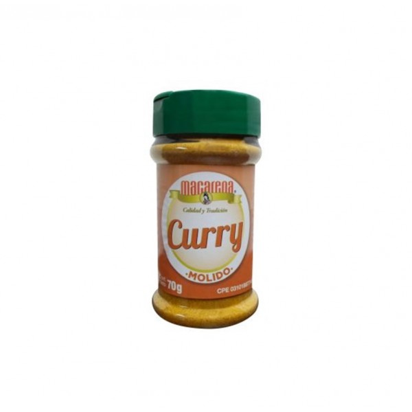 Curry en polvo esp molidas macarena (1 X 12 X 70 grs)