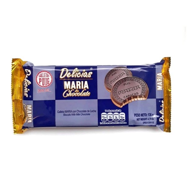 Delicias maria & chocolate 4x2 (1 X 20 X 136 GR)